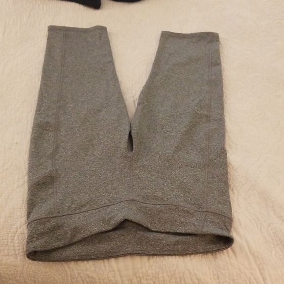 Workout leggings Capri cut Heather gray Large - Picture 2 of 5